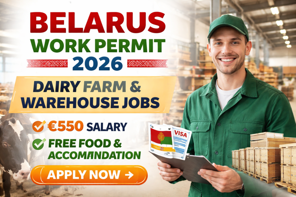 Belarus Work Permit: Dairy Farm & Furniture Warehouse Jobs