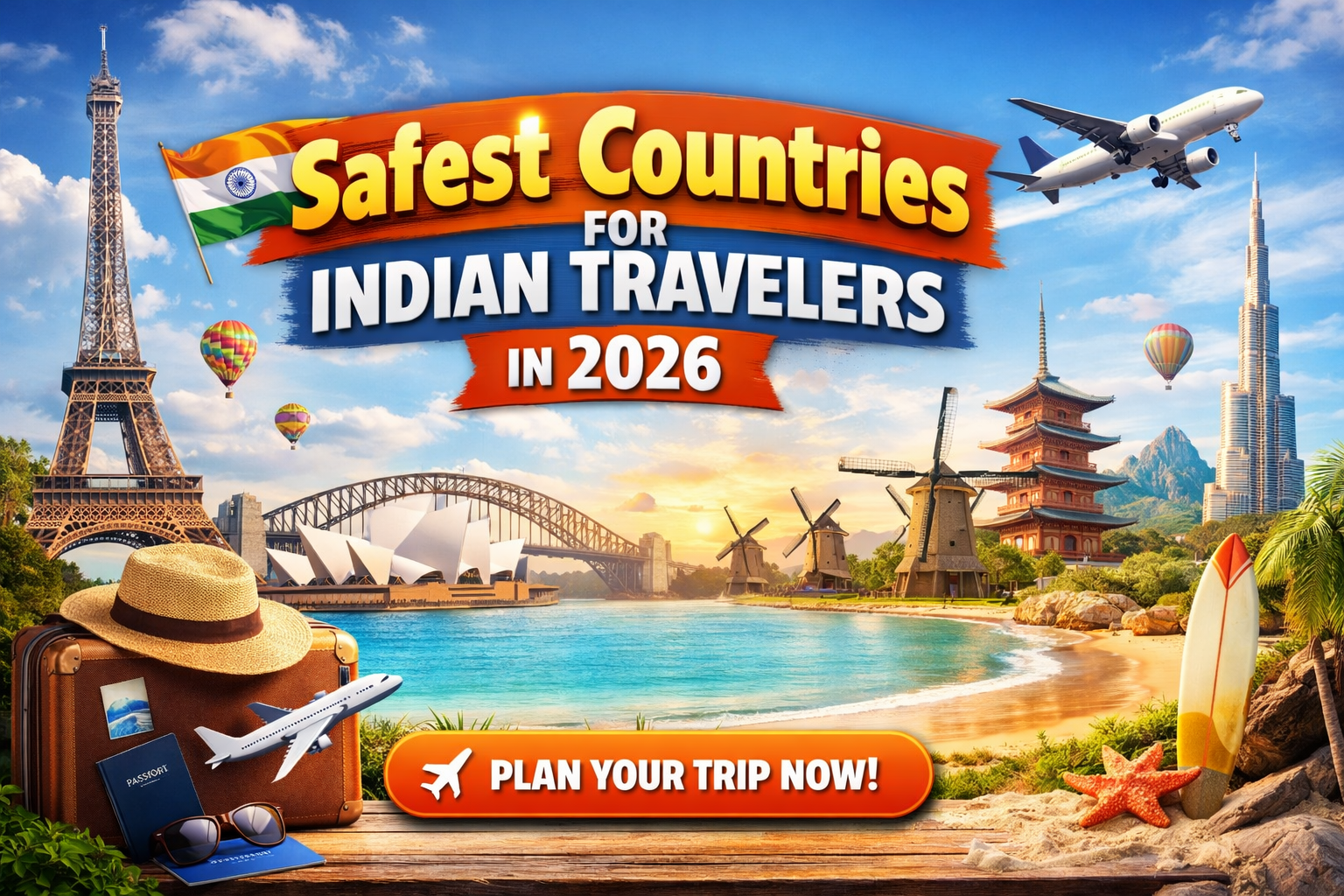 Safest Countries for Indian Travelers in 2026 | Advisories chatgpt image mar 25, 2026, 04 38 18 pm