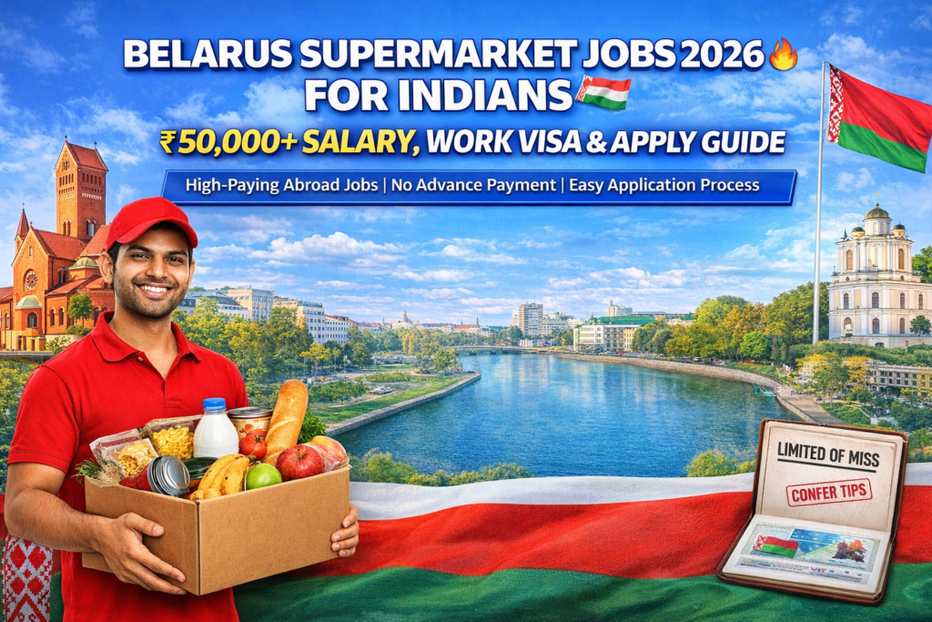 Belarus Supermarket Jobs for Indians: Salary, Visa & Apply