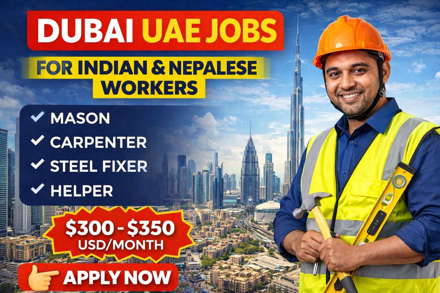 Dubai Job Without Advance Payment 2026 – 100% Genuine Hiring (Apply Now) Dubai1