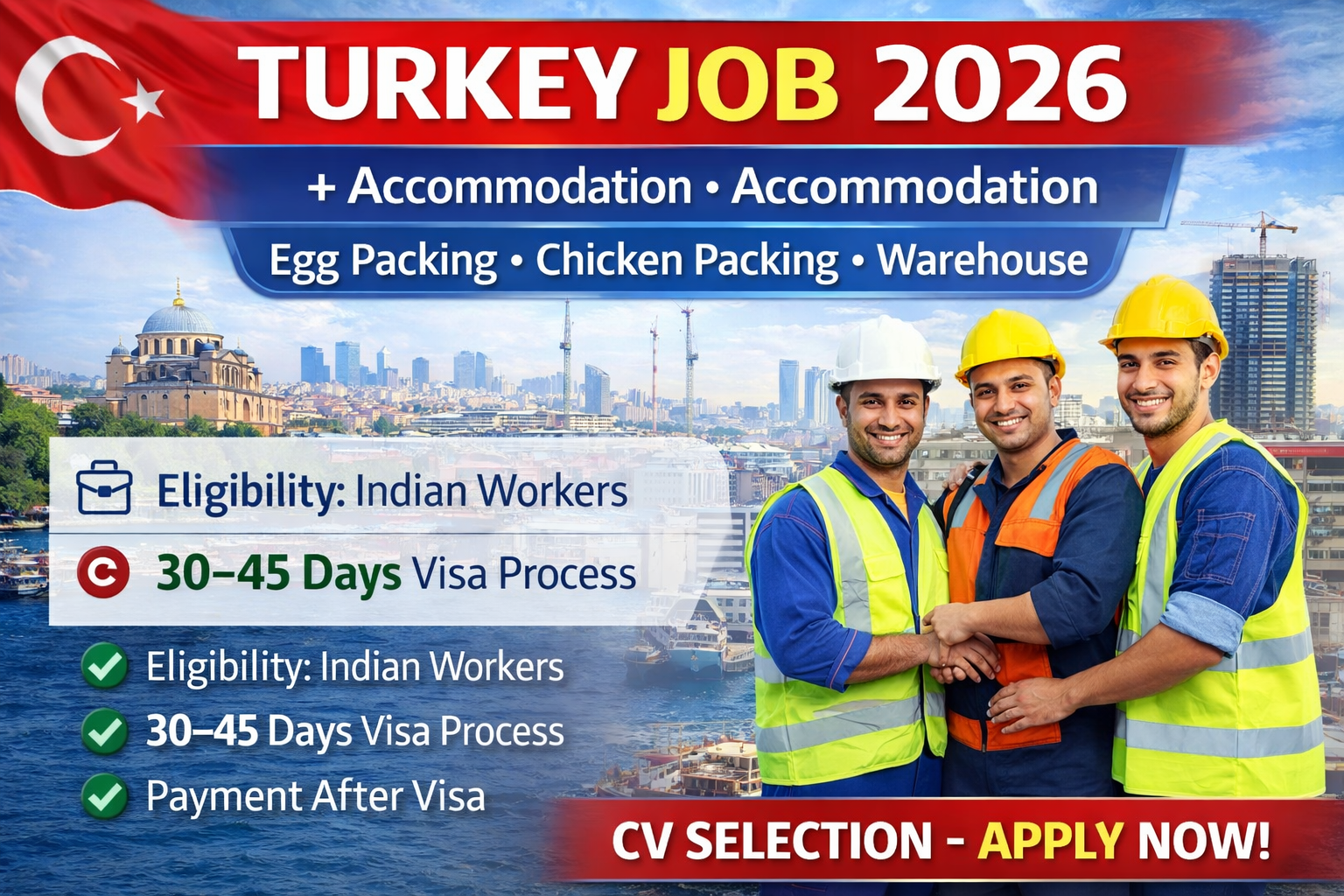 Turkey Job 2026 – Packing & Warehouse Work Full Guide turkish