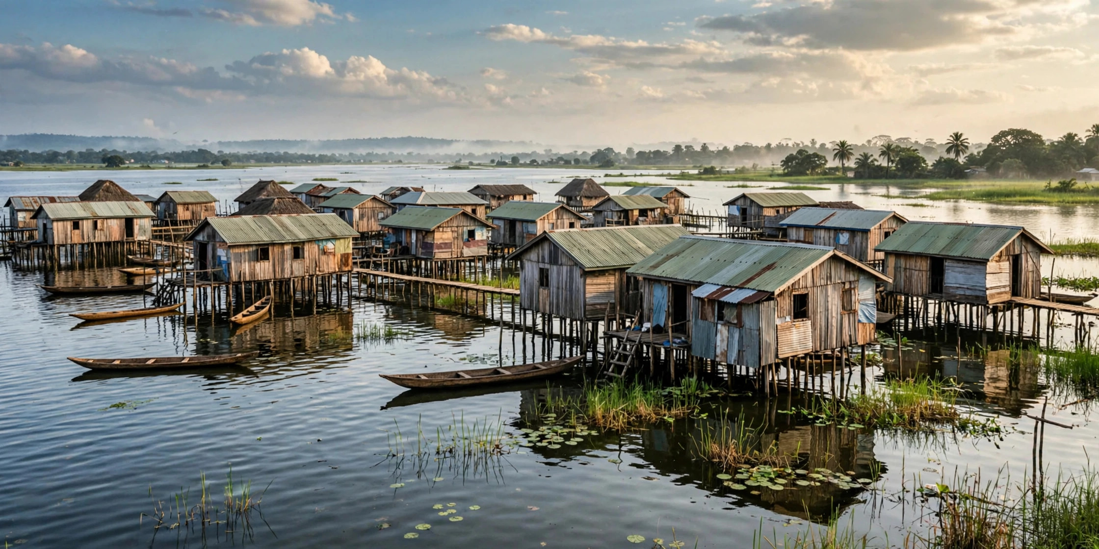 Ganvie stilt village Benin, Benin e-visa for Indians