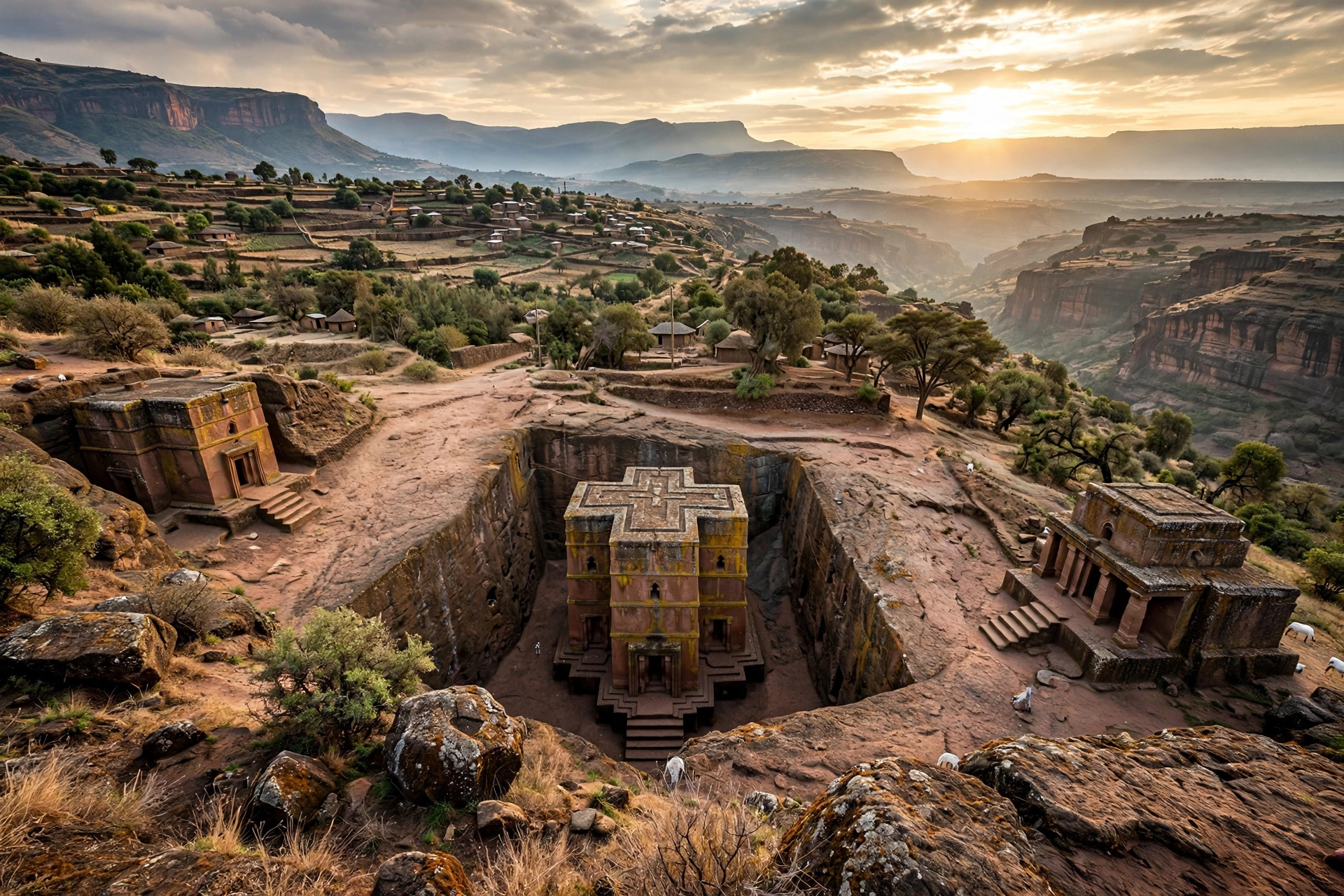 Lalibela rock-hewn churches, Ethiopia e-visa for Indians