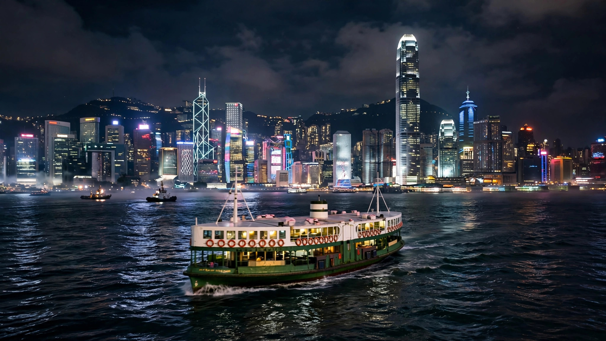 Victoria Harbour Hong Kong at night, Hong Kong pre-arrival registration for Indians